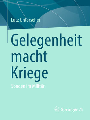 cover image of Gelegenheit macht Kriege